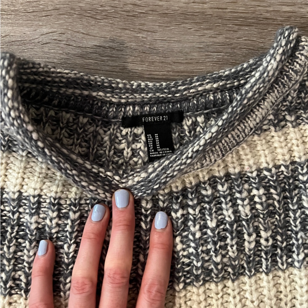 Forever 21 oversized knit sweater